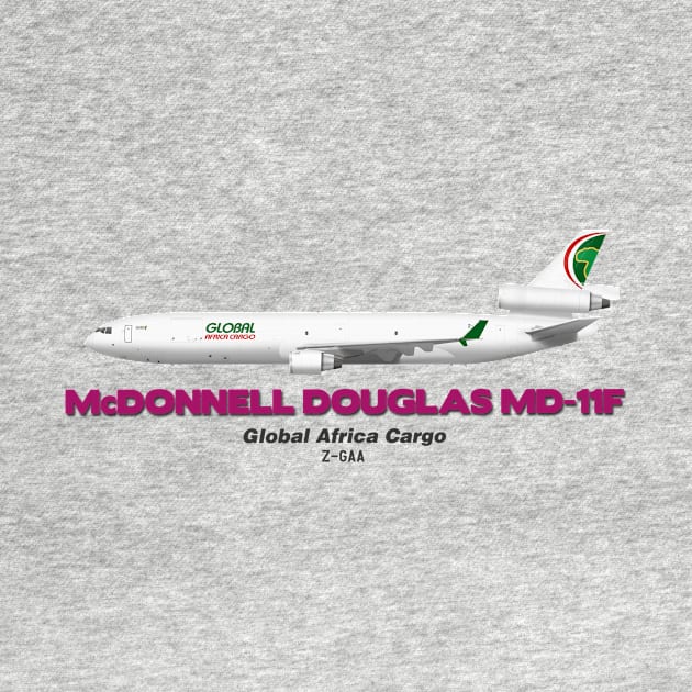 McDonnell Douglas MD-11F - Global Africa Cargo by TheArtofFlying